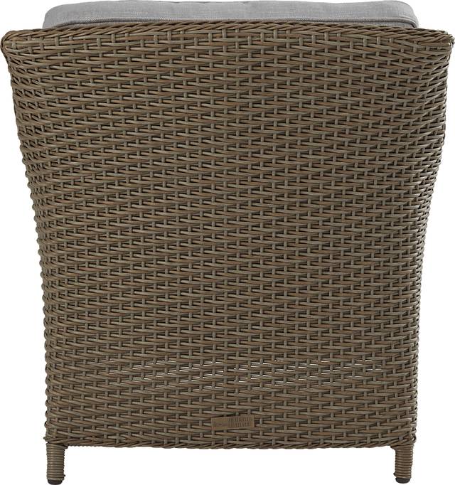 Ridgecrest Brown 4 Pc Outdoor Sofa Seating Set with Slate Cushions - Thumbnail - Image 6
