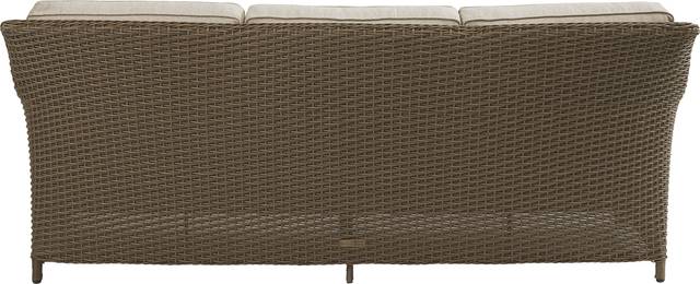 Ridgecrest Gray 4 pc Outdoor Sofa Seating Set With Pebble Cushions - Thumbnail - Image 3