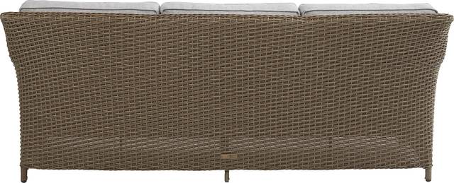 Ridgecrest Brown Outdoor Sofa with Slate Cushions - Thumbnail - Image 3