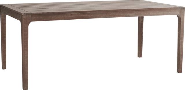 Ridgecrest Natural 74 in. Rectangle Outdoor Dining Table - Thumbnail - Image 1