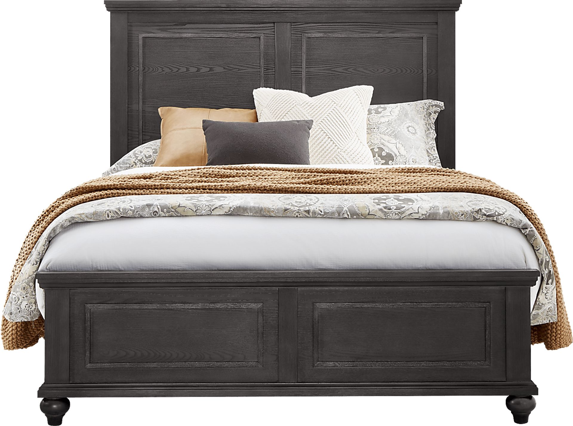 Ridgefield Ebony 5 Pc King Panel Bedroom - Image 2