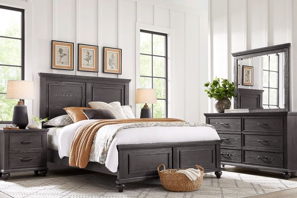 Ridgefield Ebony 5 Pc King Panel Bedroom