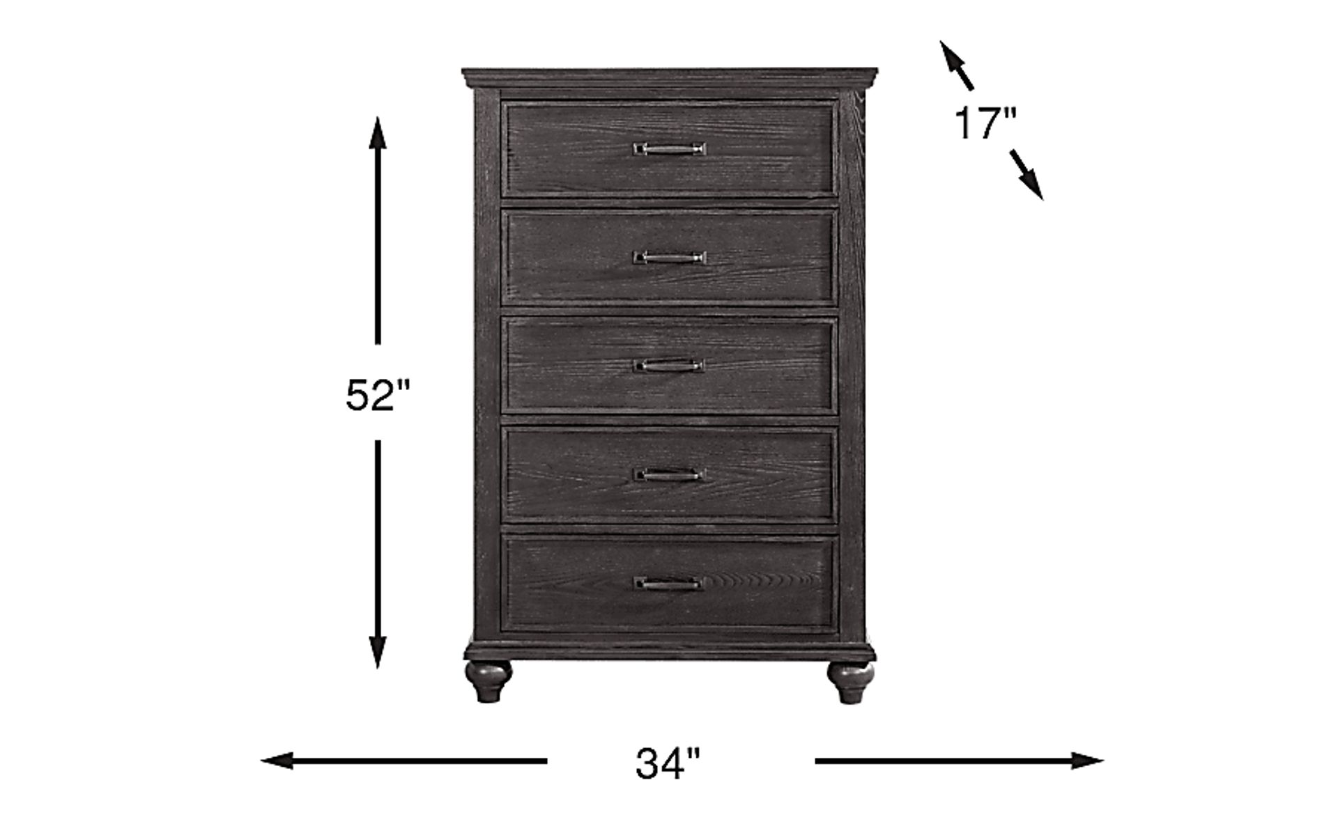 Dimension Image. Please refer to the Dimension Tab on this page for dimension details.