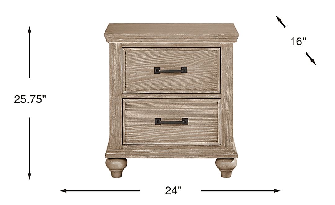 Ridgefield Natural Nightstand