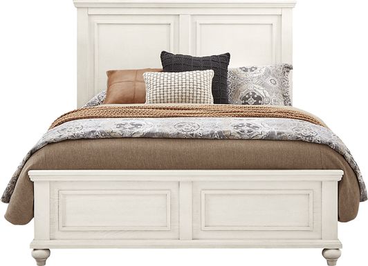 Ridgefield White 3 Pc King Panel Bed