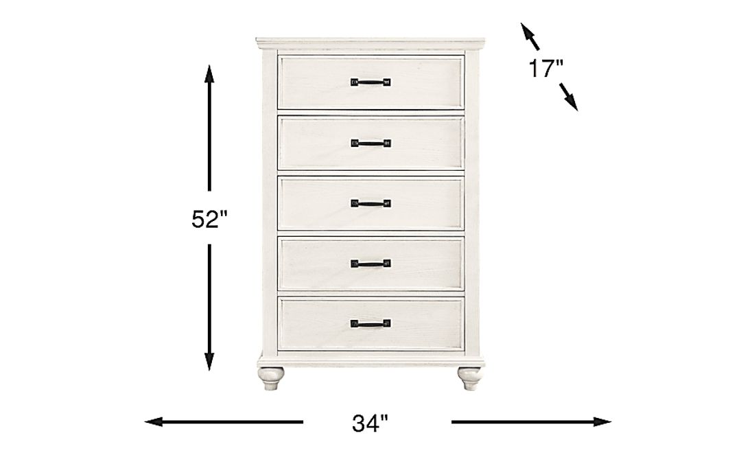 Ridgefield White Chest