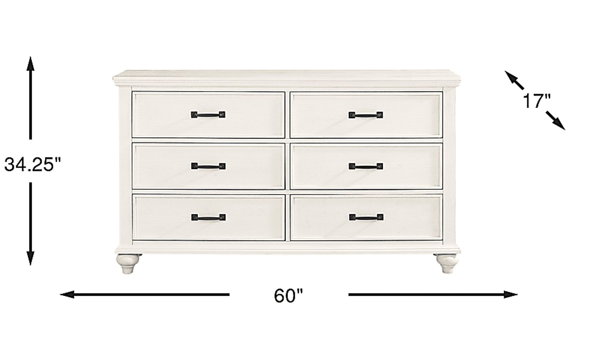 Dimension Image. Please refer to the Dimension Tab on this page for dimension details.