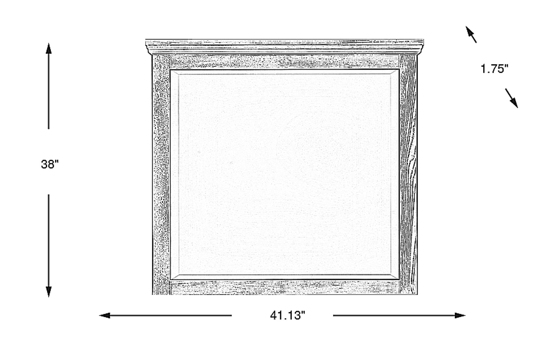 Dimension Image. Please refer to the Dimension Tab on this page for dimension details.
