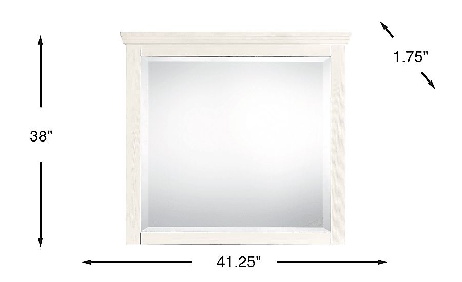 Ridgefield White Mirror | Rooms to Go