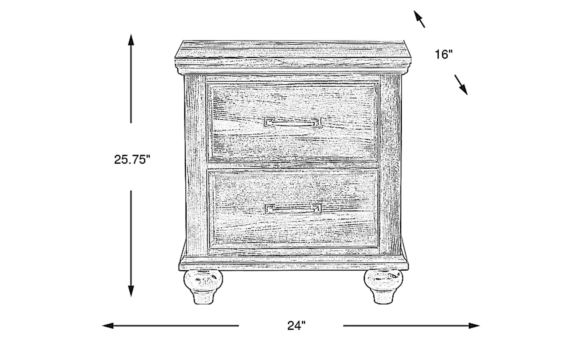 Dimension Image. Please refer to the Dimension Tab on this page for dimension details.