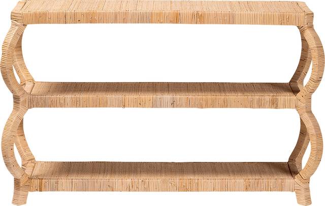 Ridgefly Light Brown Console Table - Thumbnail - Image 5