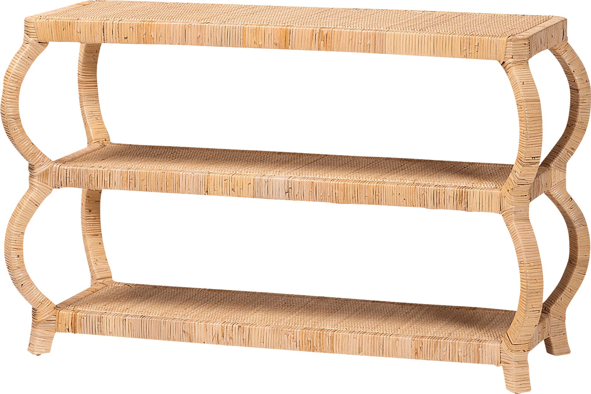 Ridgefly Light Brown Console Table - Image 1