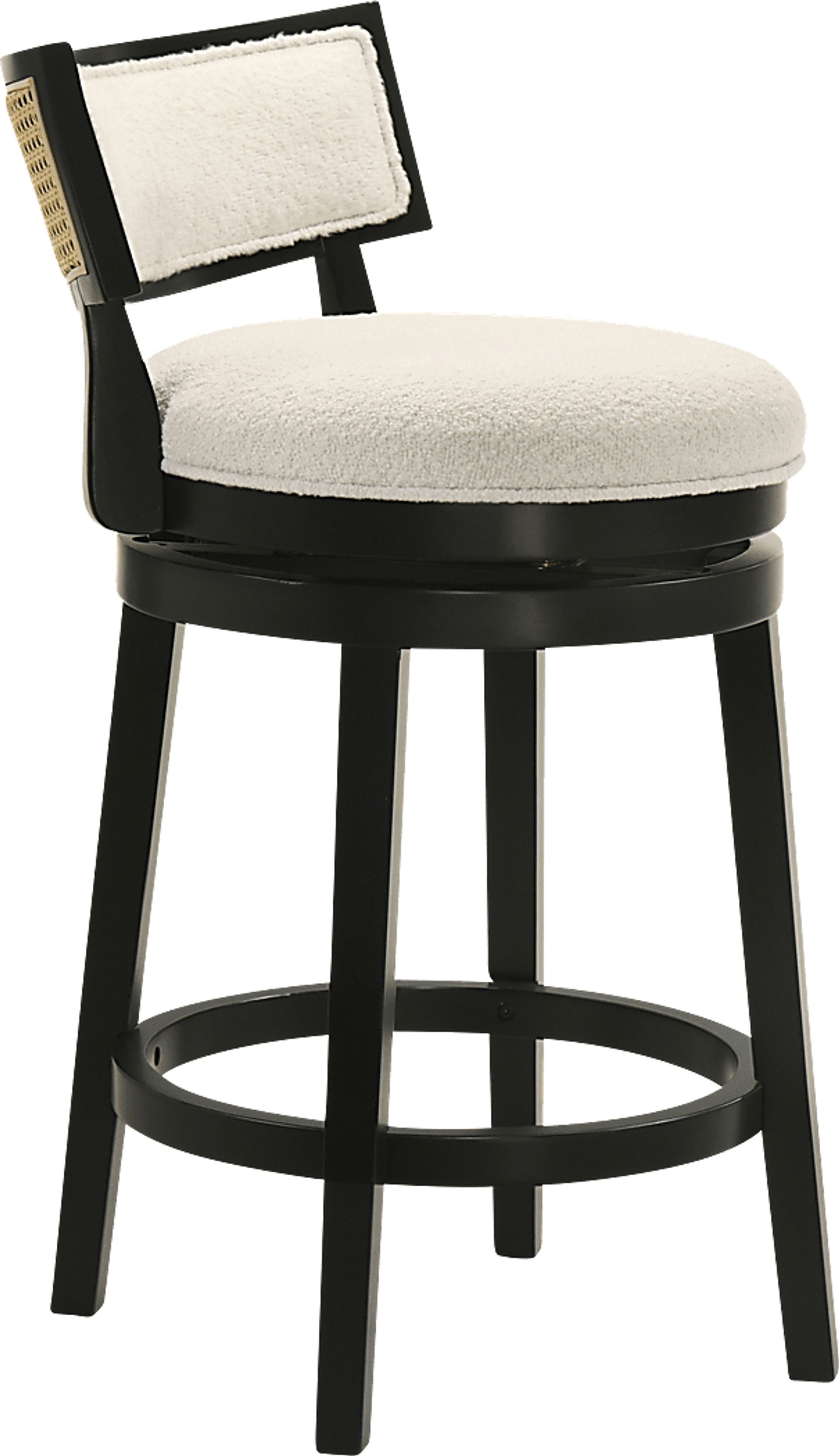 Ridgemark Black Swivel Counter Height Stool - Image 7