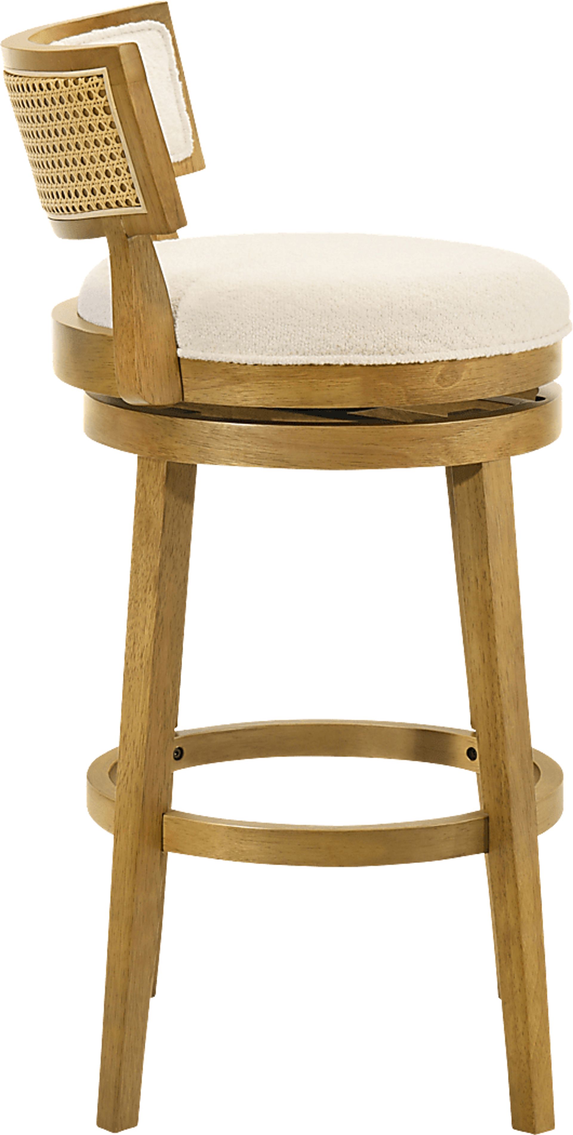Ridgemark Natural Swivel Barstool - Image 5