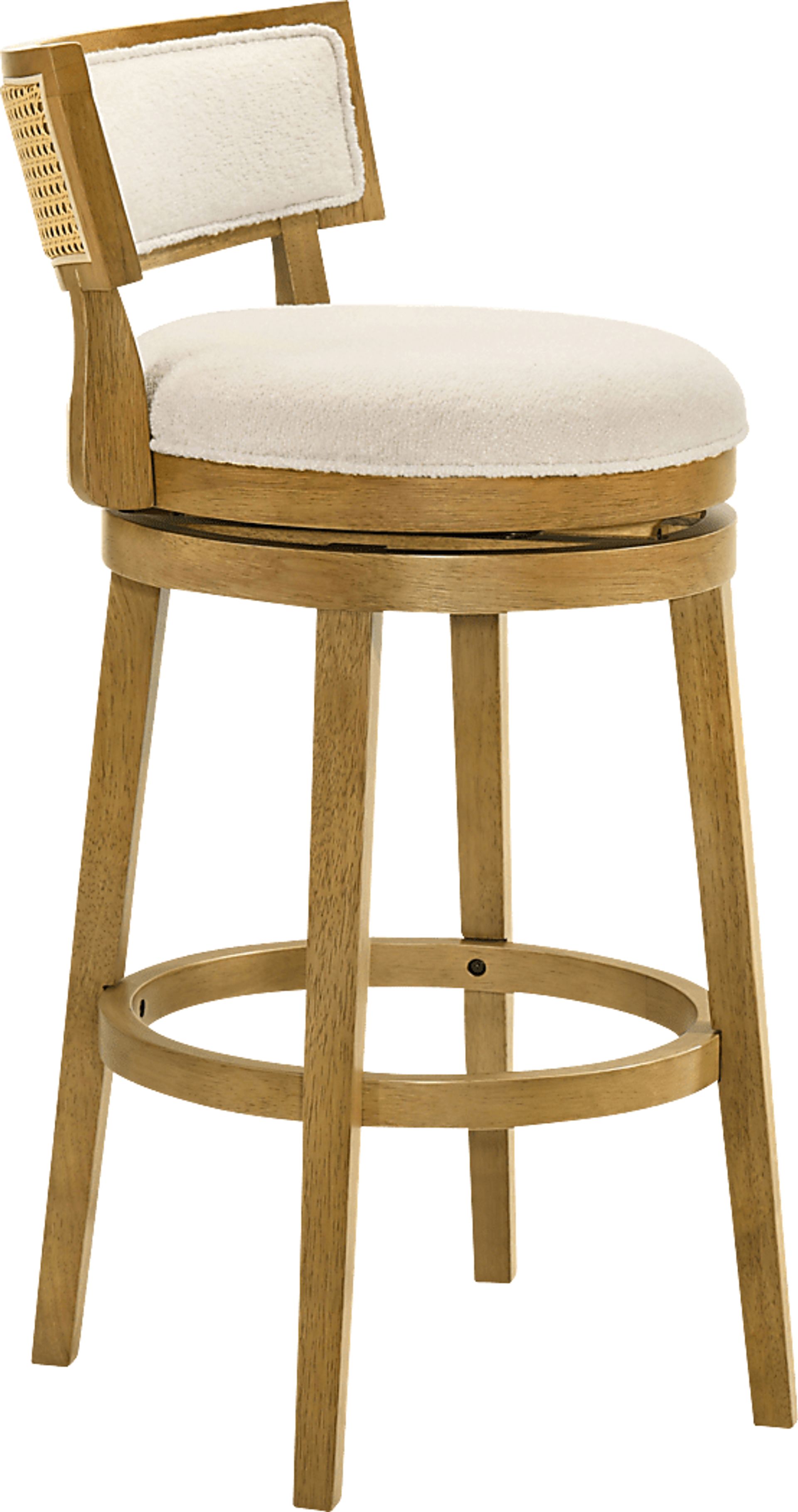 Ridgemark Natural Swivel Barstool - Image 6