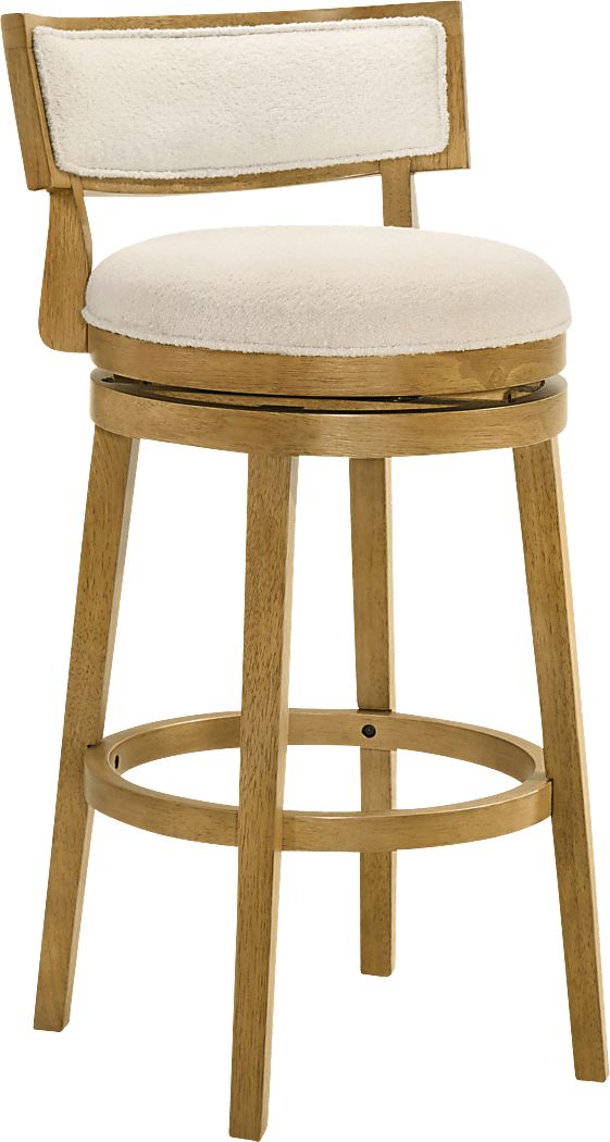 Ridgemark Natural Swivel Barstool
