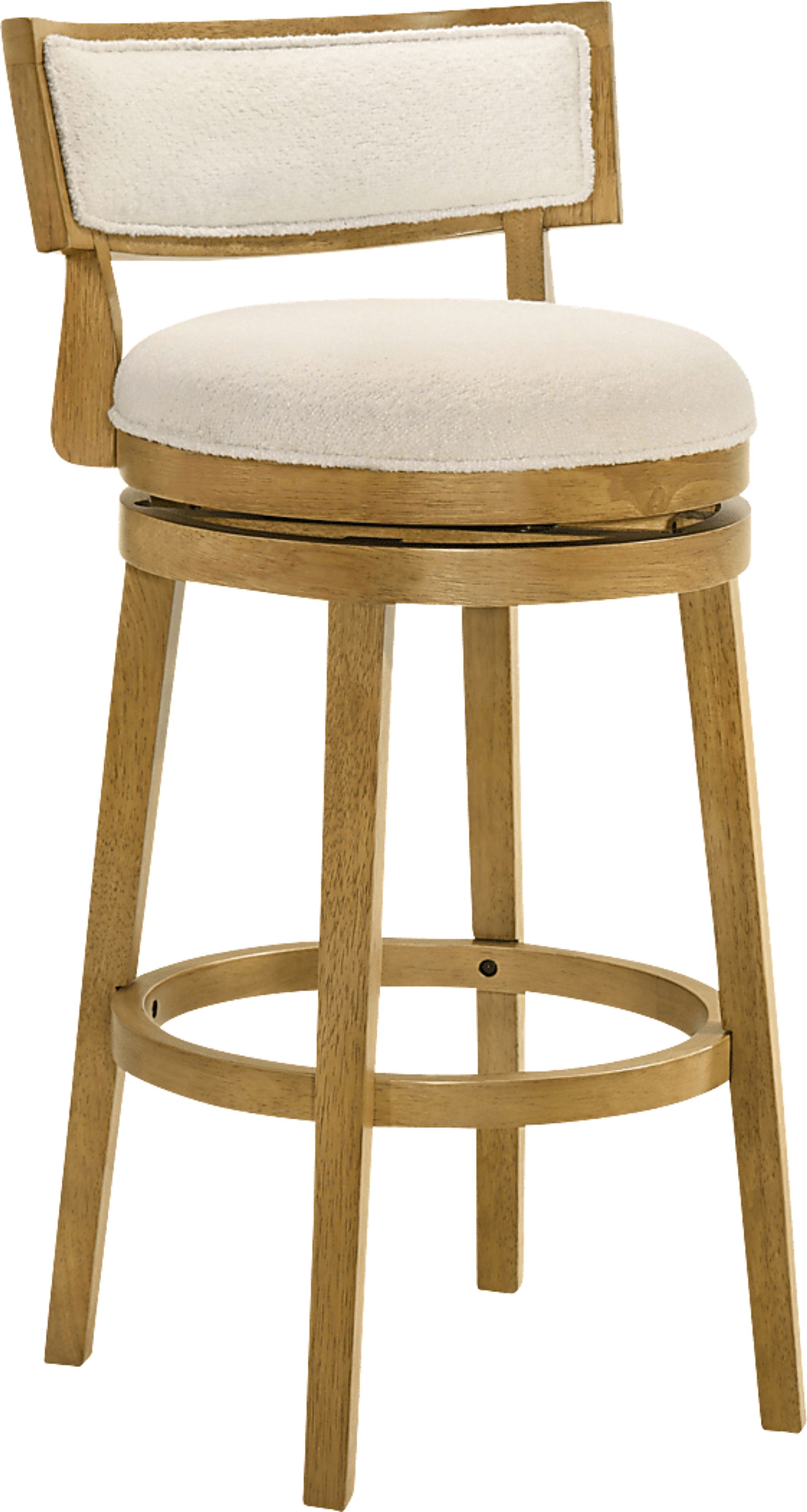 Ridgemark Natural Swivel Barstool - Image 1