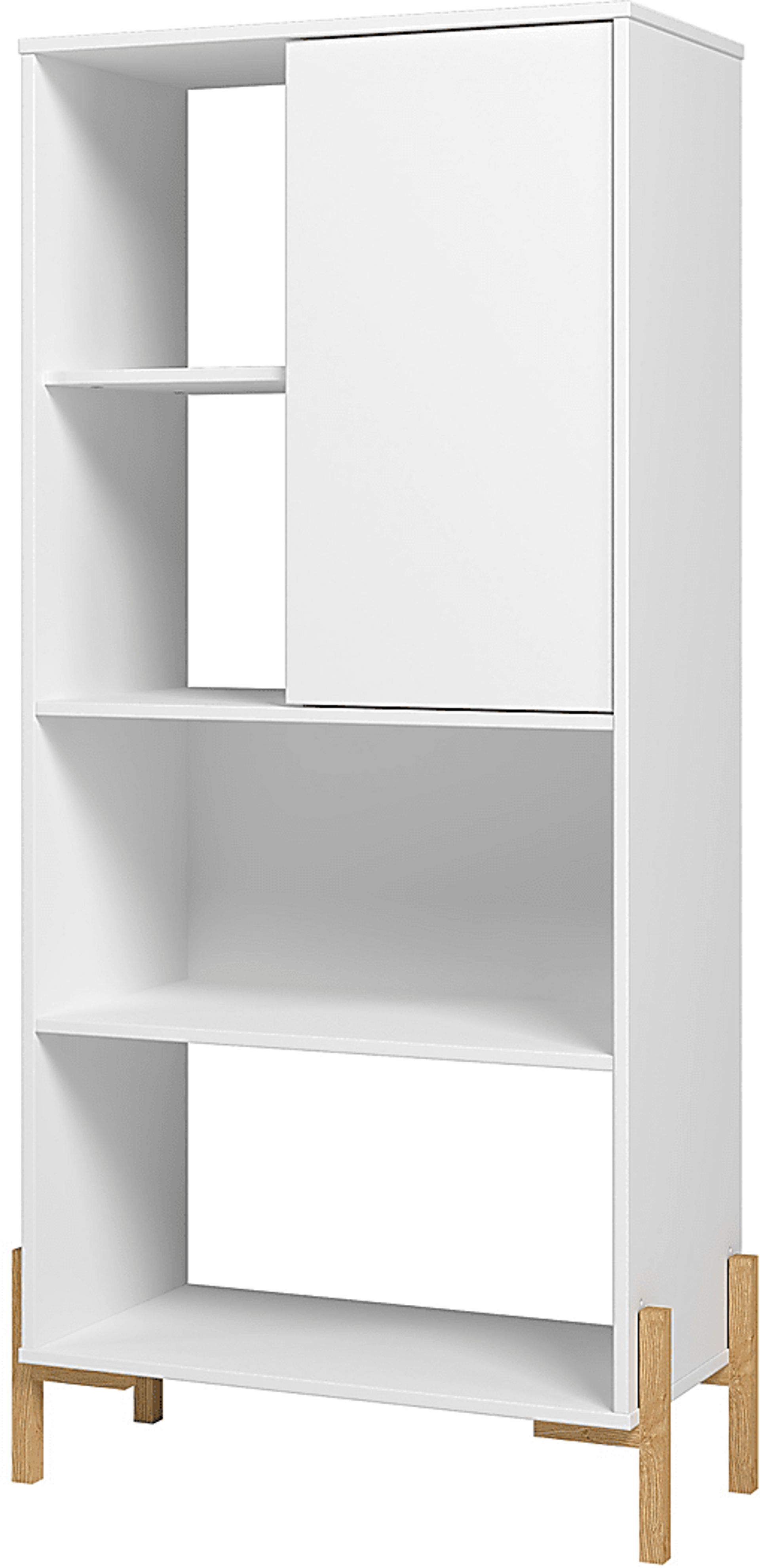 Ridgesmill White Bookcase - Image 8