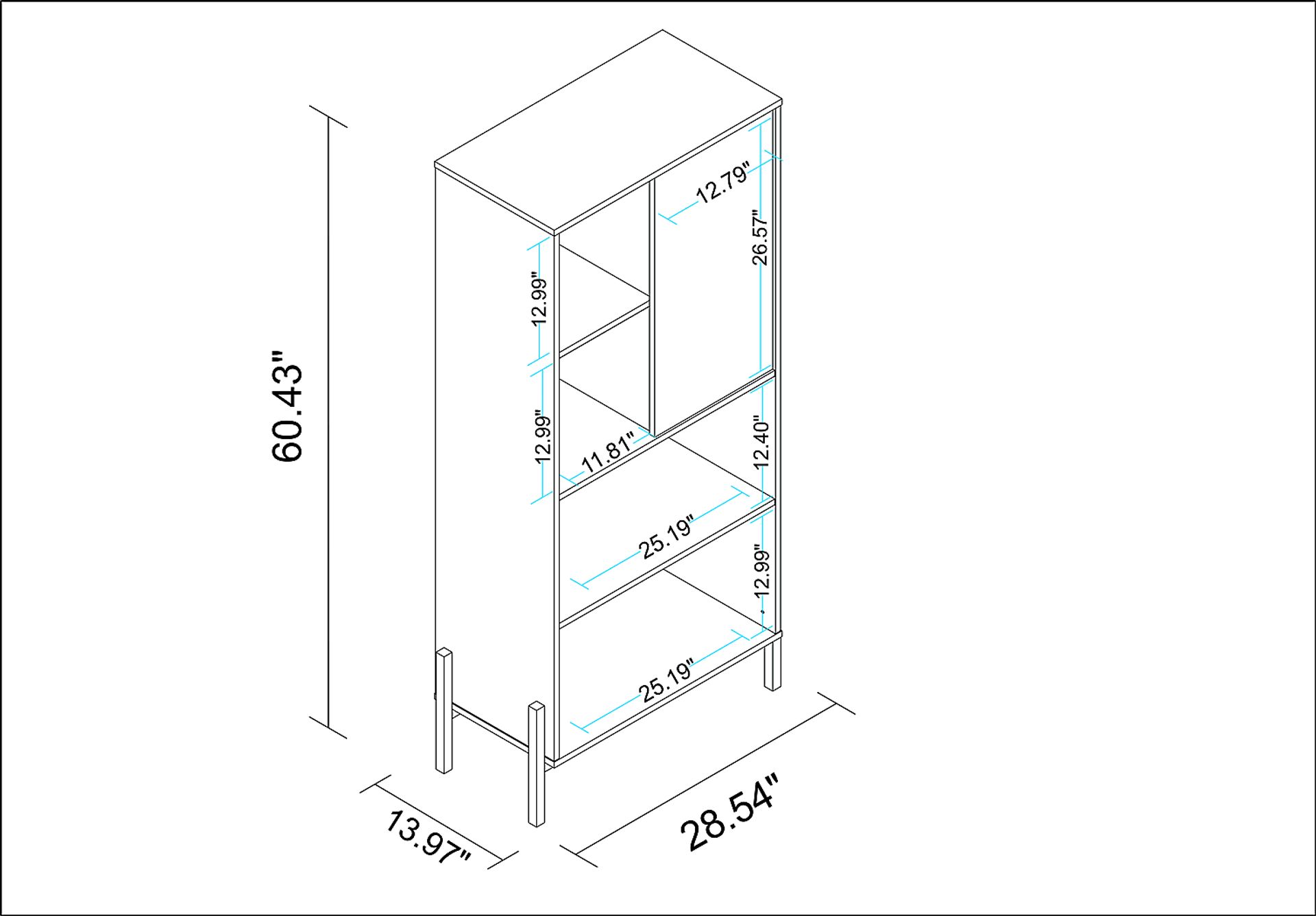 Ridgesmill White Bookcase - Image 10