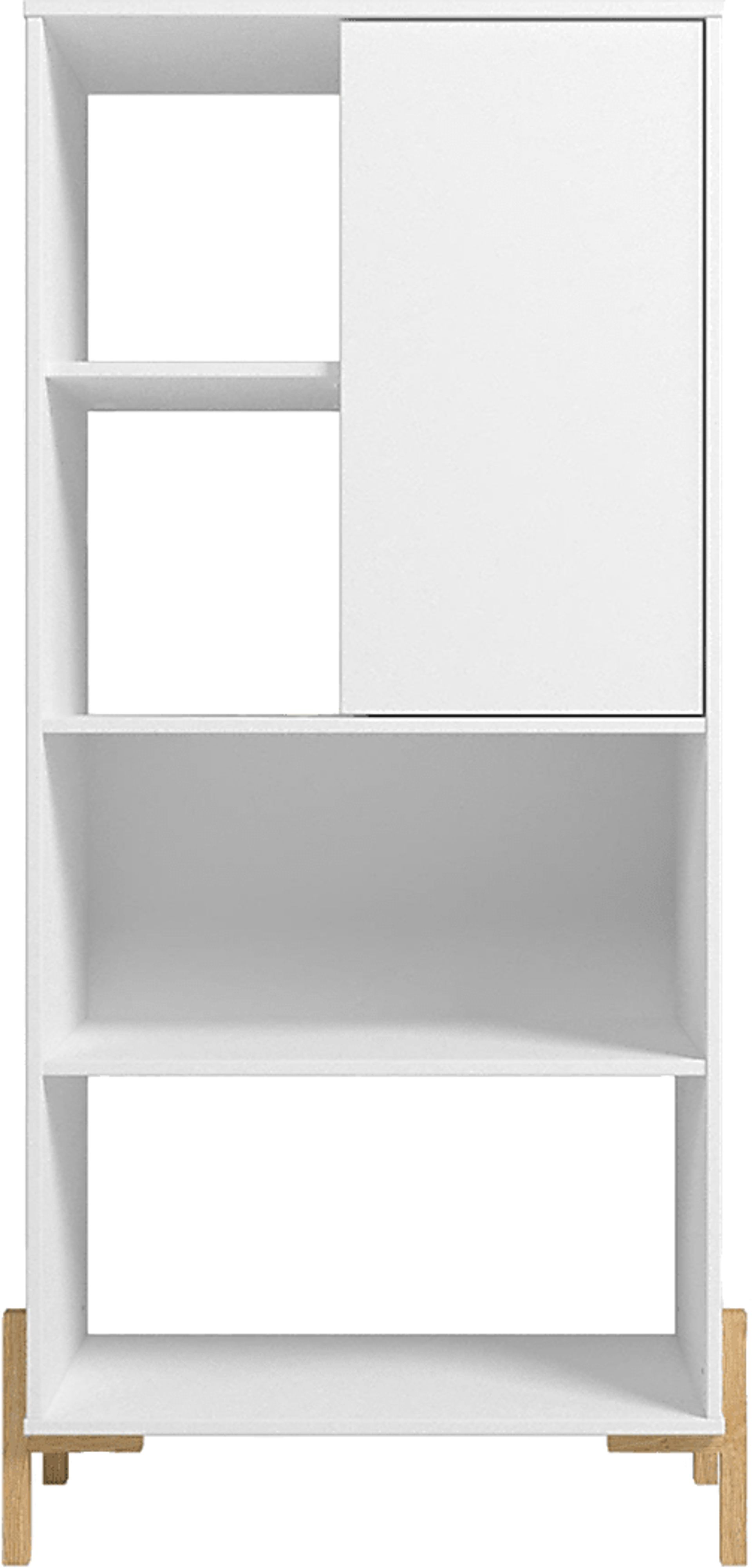 Ridgesmill White Bookcase - Image 1