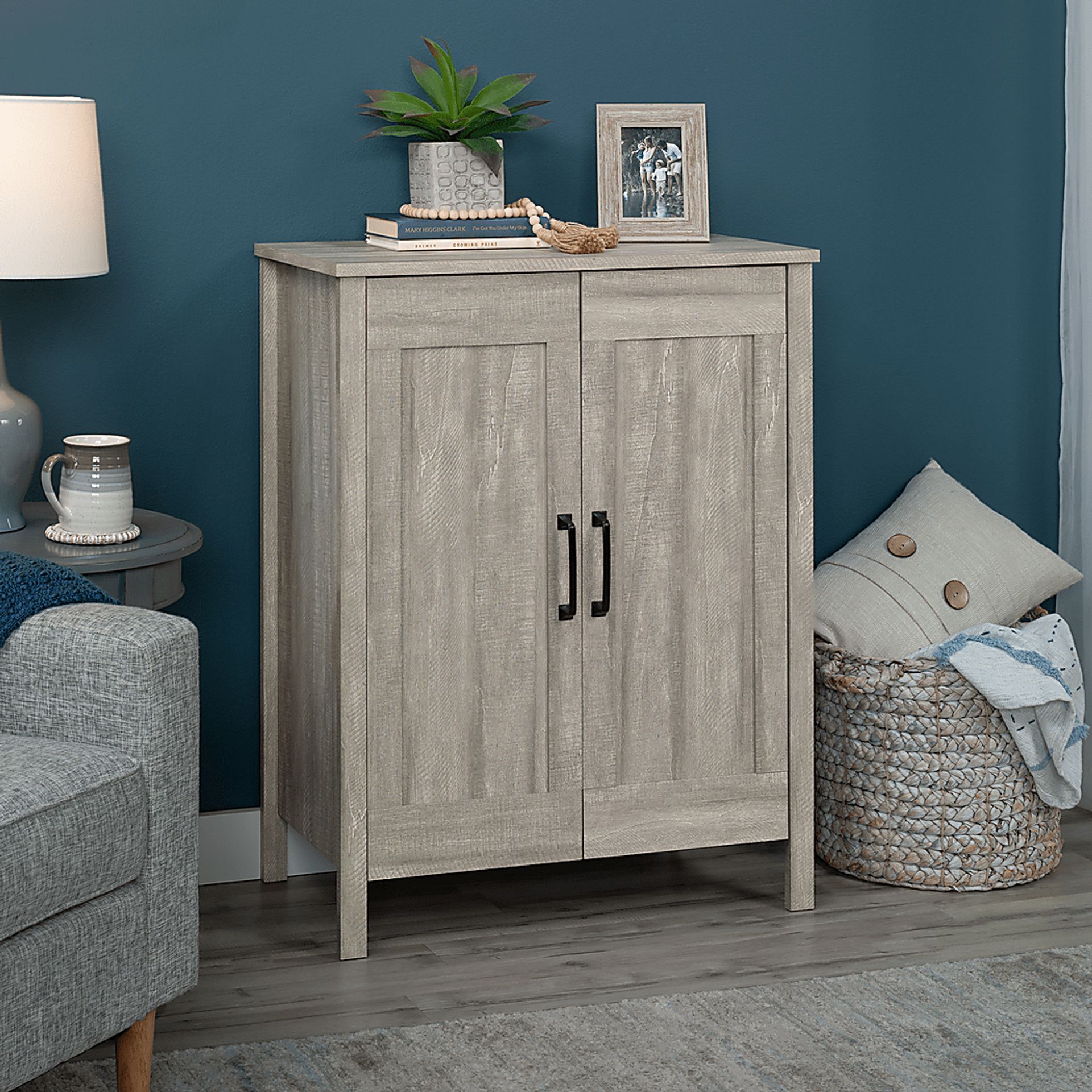 Ridgesun Gray Storage Cabinet - Image 2