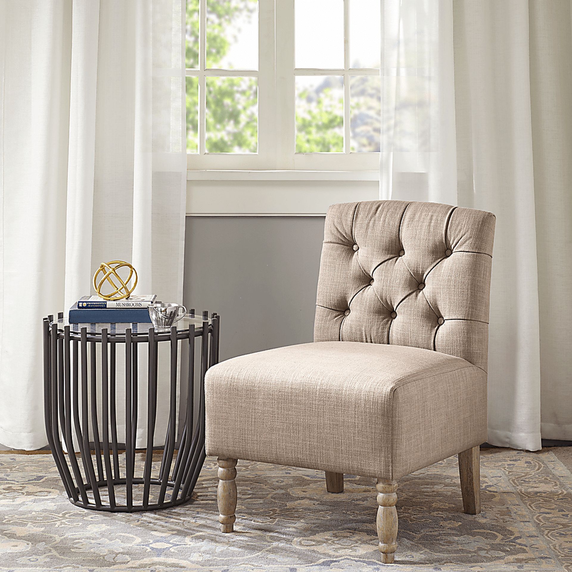 Ridgevan Beige Accent Chair - Image 5
