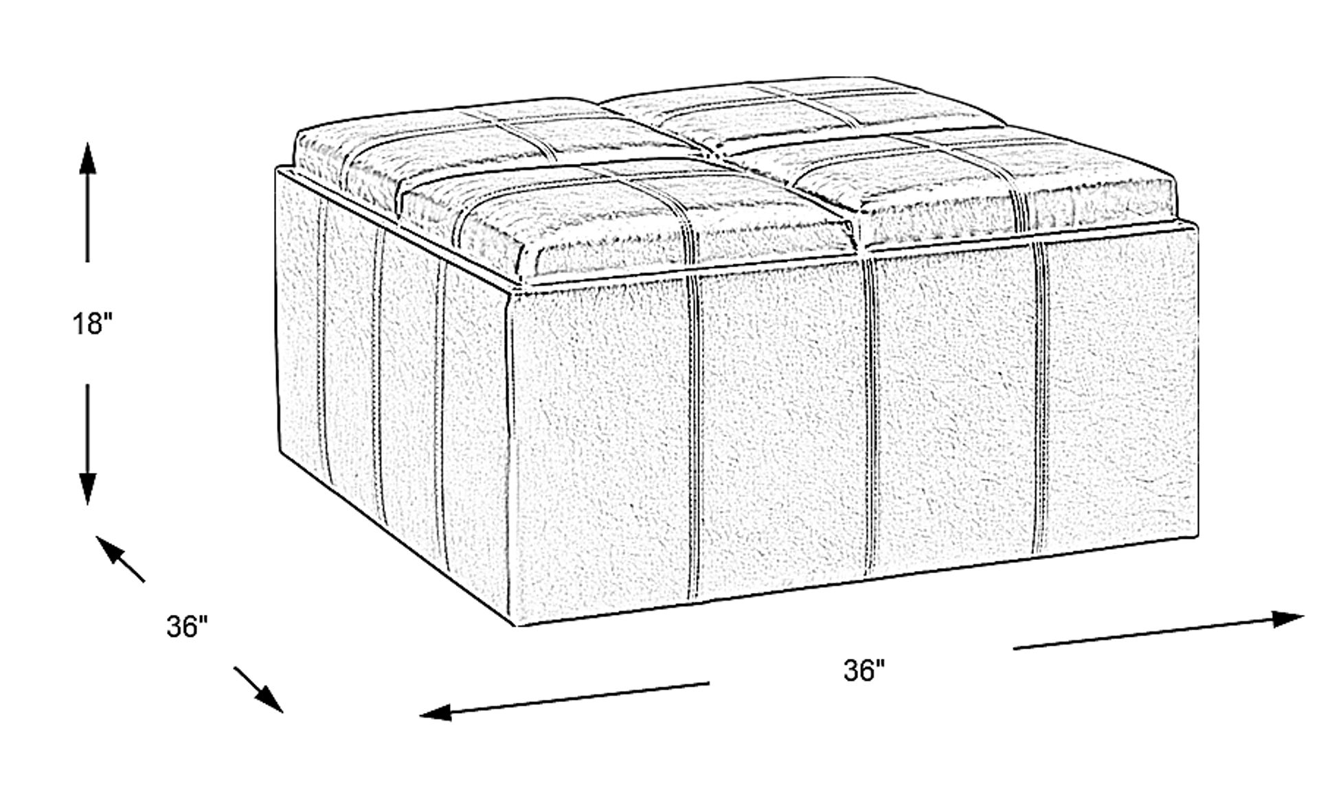 Dimension Image. Please refer to the Dimension Tab on this page for dimension details.