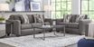 Ridgewater Graphite Gray Textured Sleeper Sofa - Rooms To Go