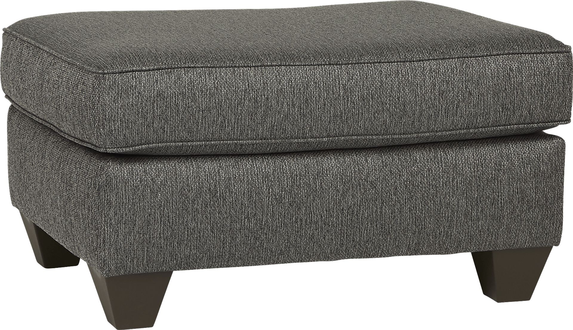 Ridgewater Graphite Ottoman - Image 1