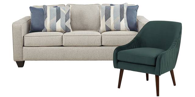 Ridgewater Light Gray 2 Pc Living Room - Thumbnail - Image 1
