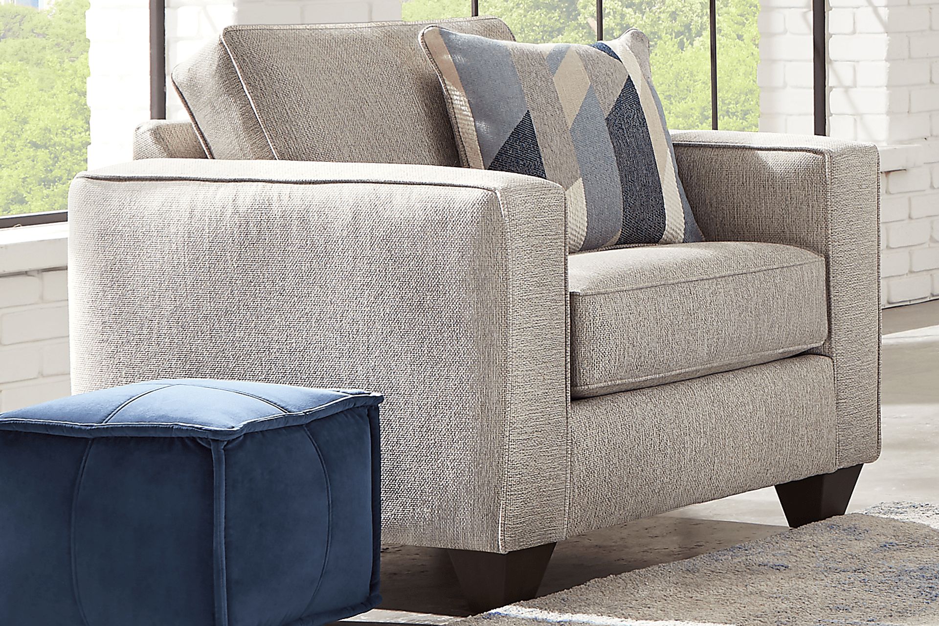 Ridgewater Light Gray Chair - Image 3