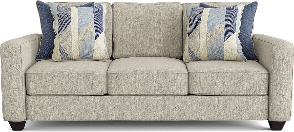 Ridgewater Light Gray Textured Sofa