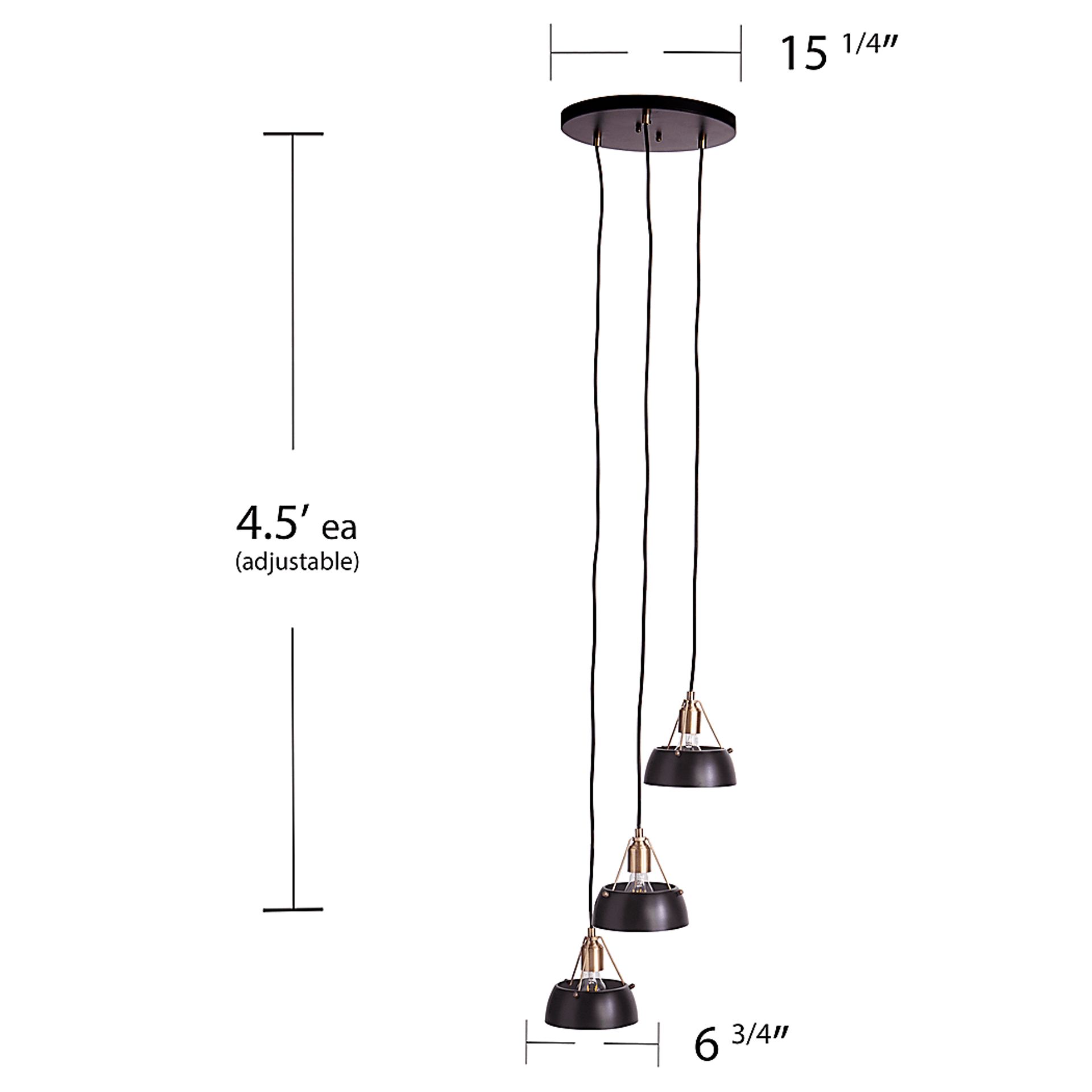 Ridgewyck Black Chandelier - Image 6