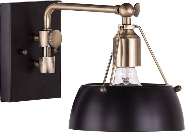 Ridgewyck Black Wall Sconce - Thumbnail - Image 1