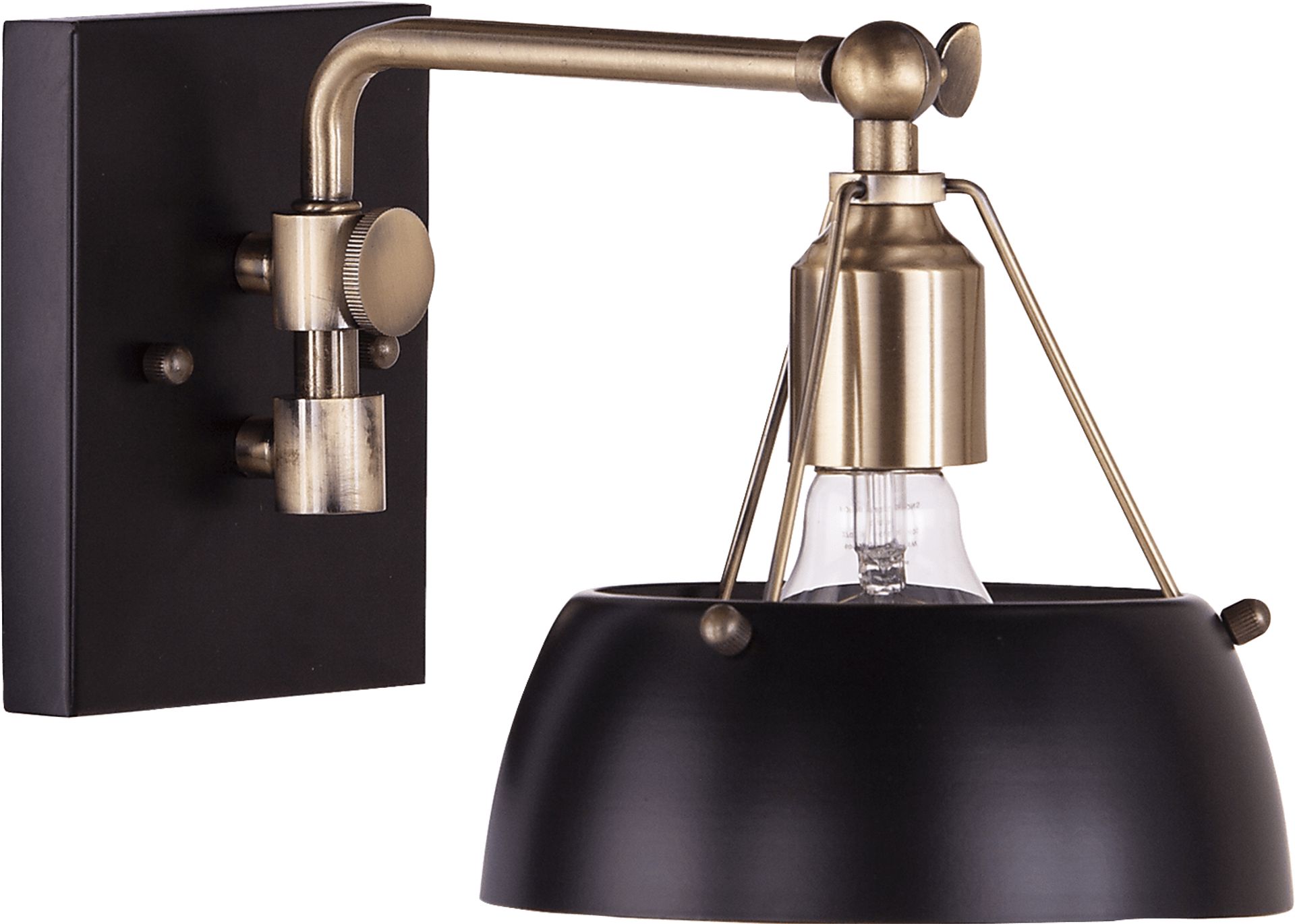 Ridgewyck Black Wall Sconce - Image 1
