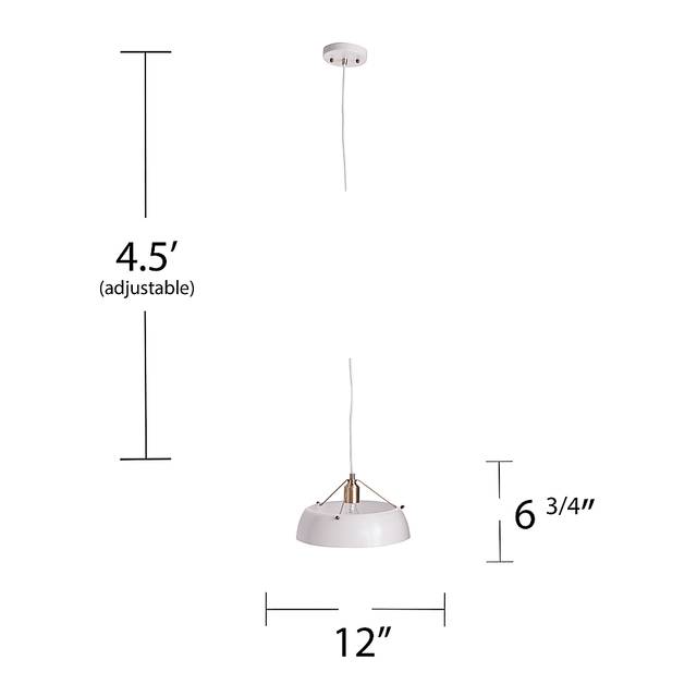 Ridgewyck White Pendant Lamp - Thumbnail - Image 6