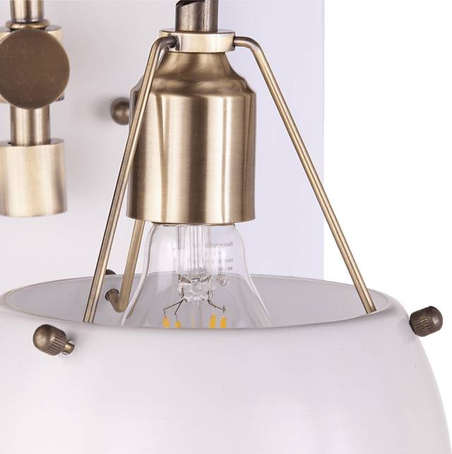 Ridgewyck White Wall Sconce - Thumbnail - Image 2