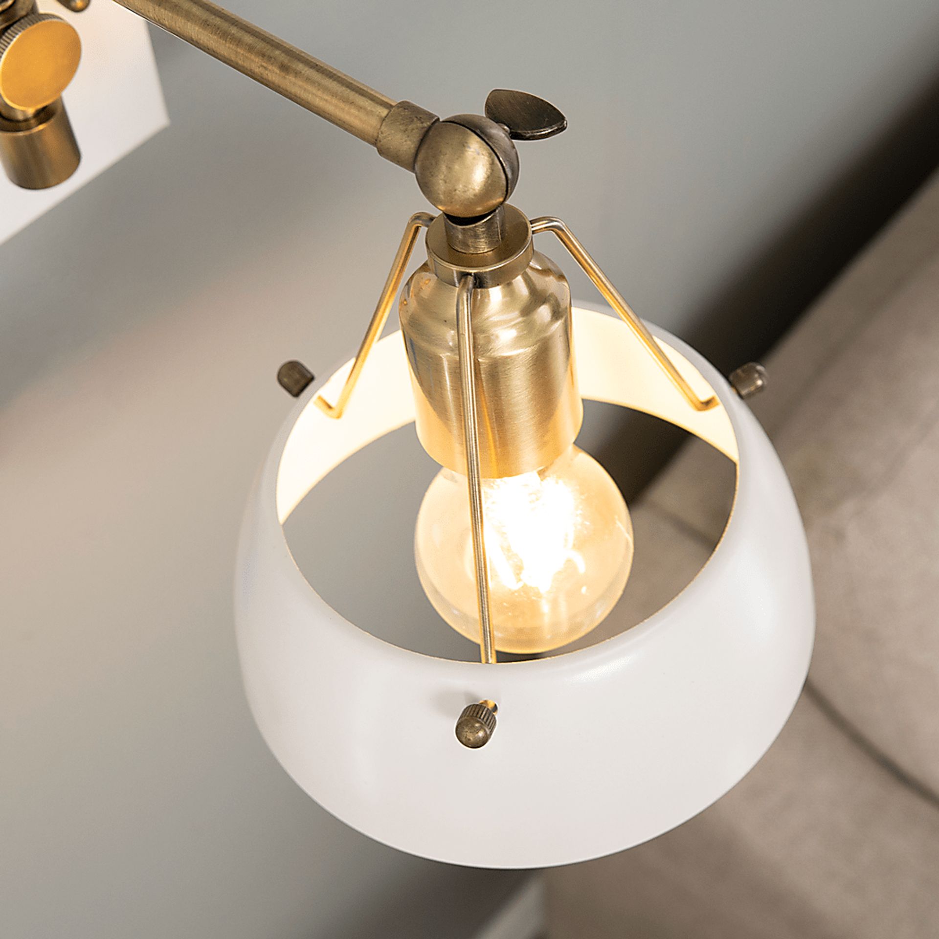 Ridgewyck White Wall Sconce - Image 4