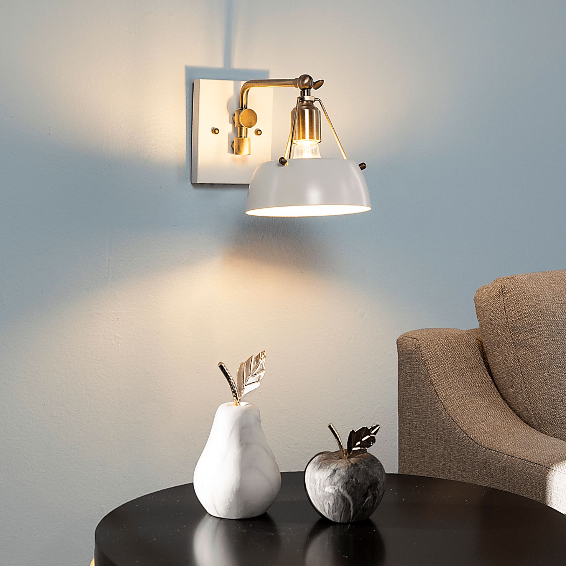Ridgewyck White Wall Sconce - Image 5