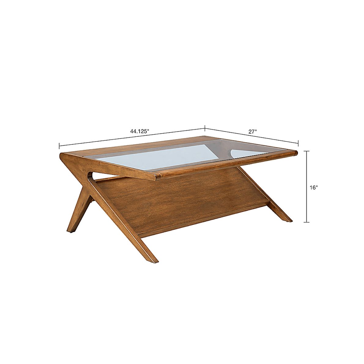 Ridien Pecan Cocktail Table