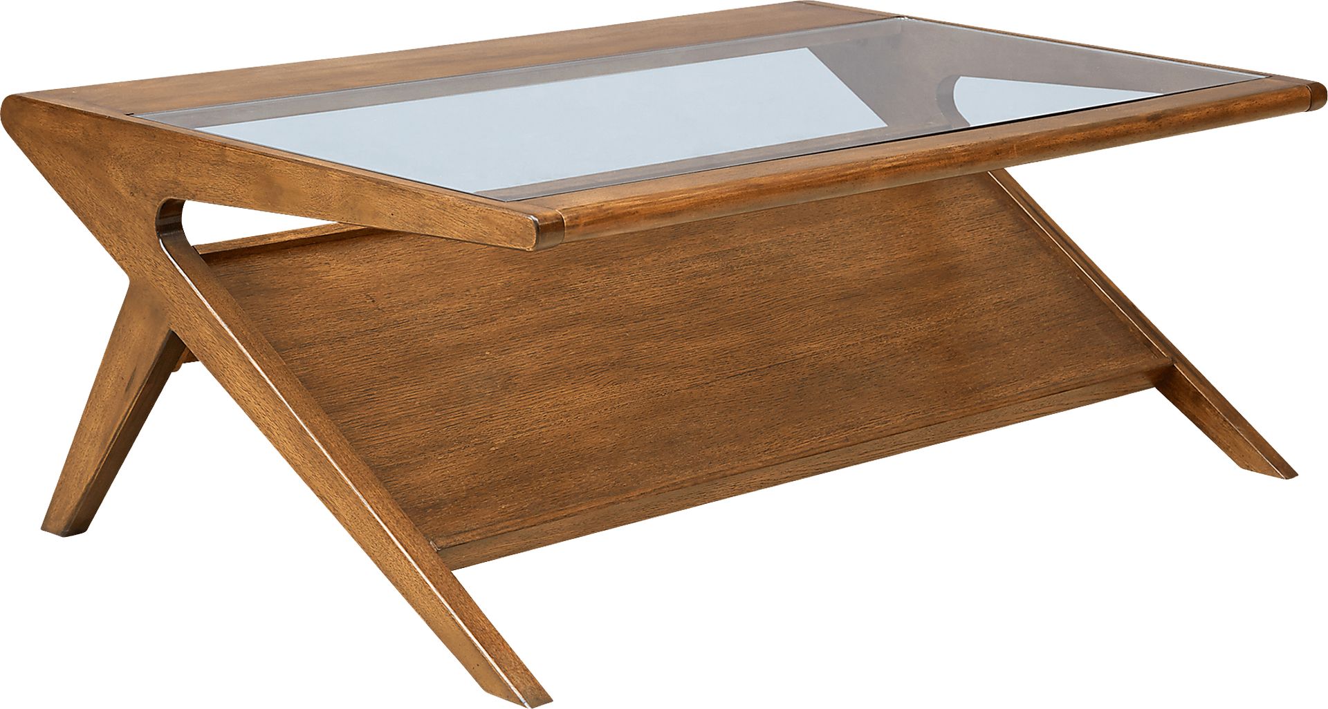 Ridien Pecan Cocktail Table - Image 1
