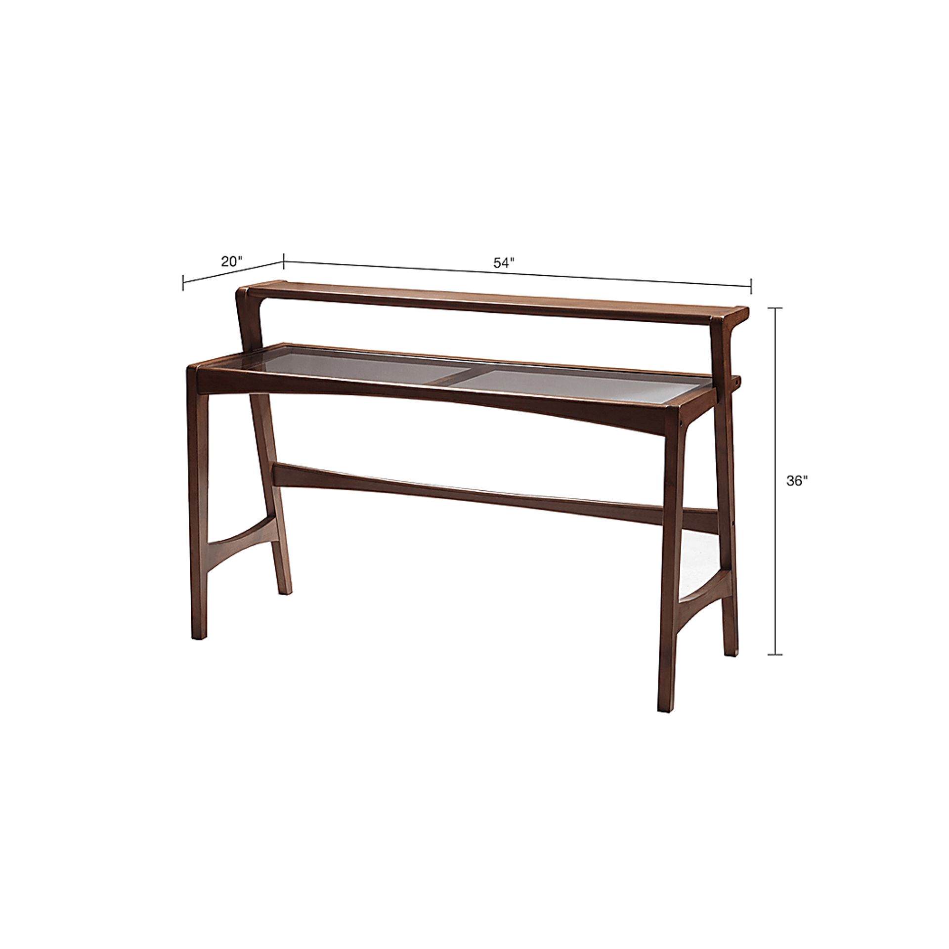 Ridien Pecan Console Table - Image 3