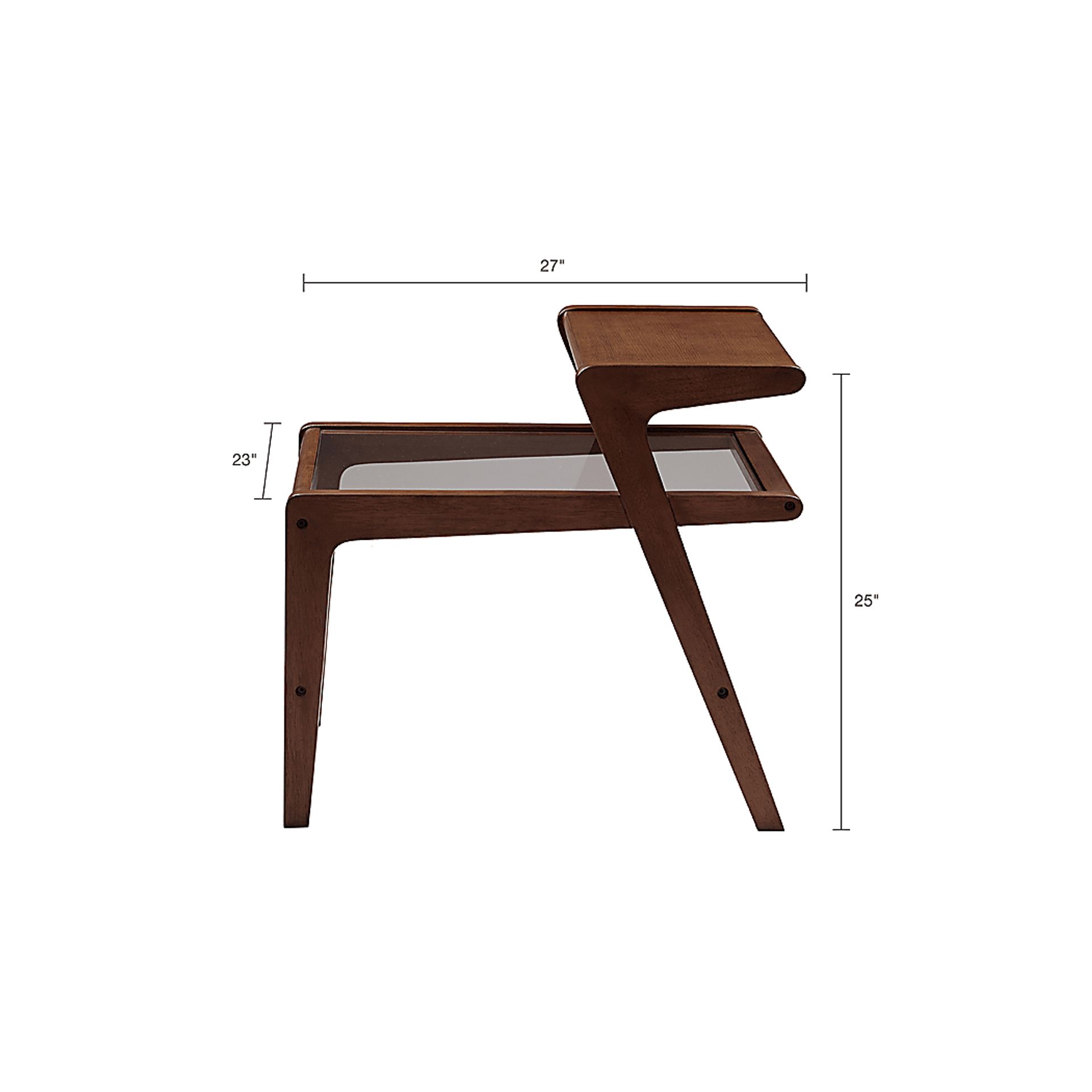 Ridien Pecan Side Table - Image 5
