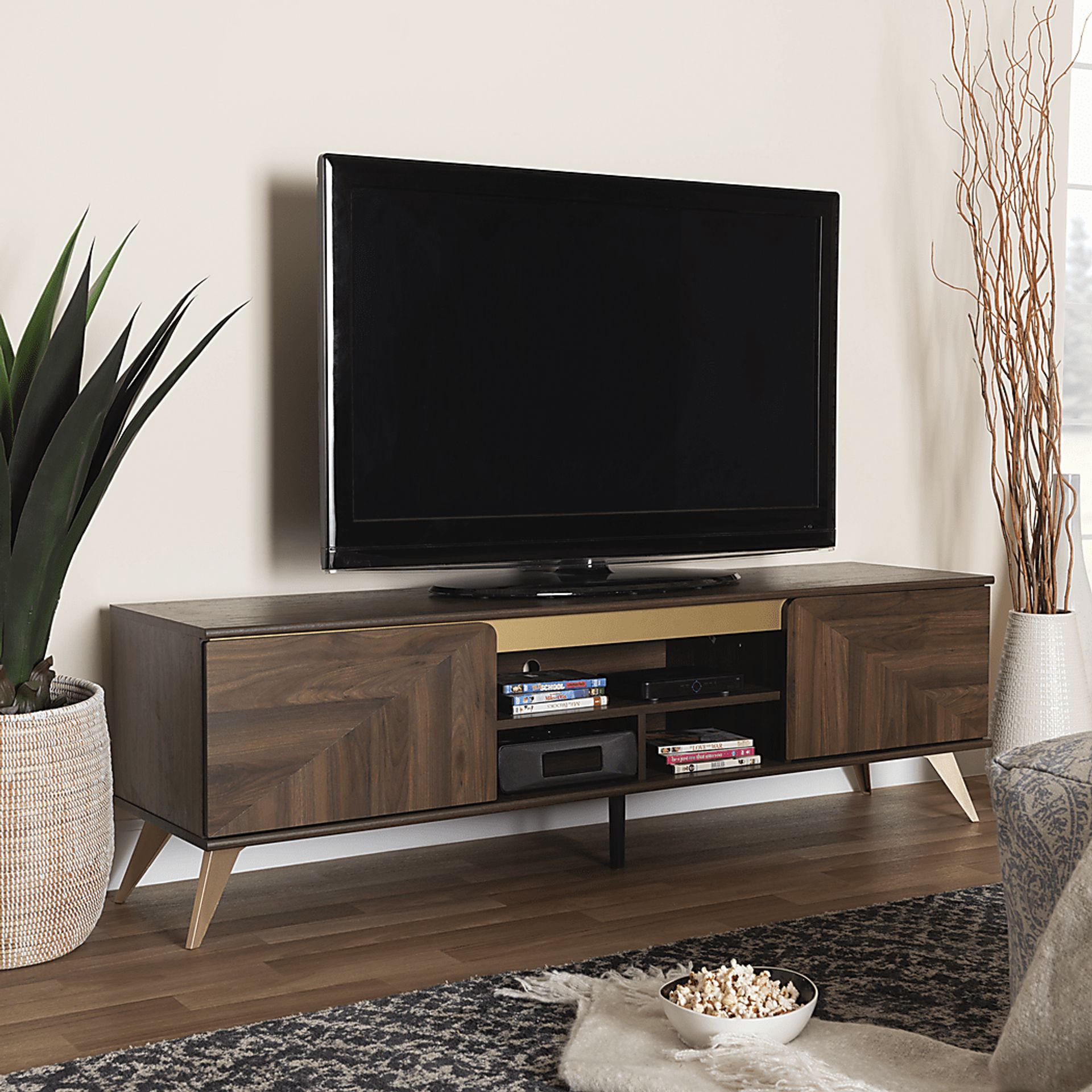 Riedesel Brown 61.5 in. Console - Image 2