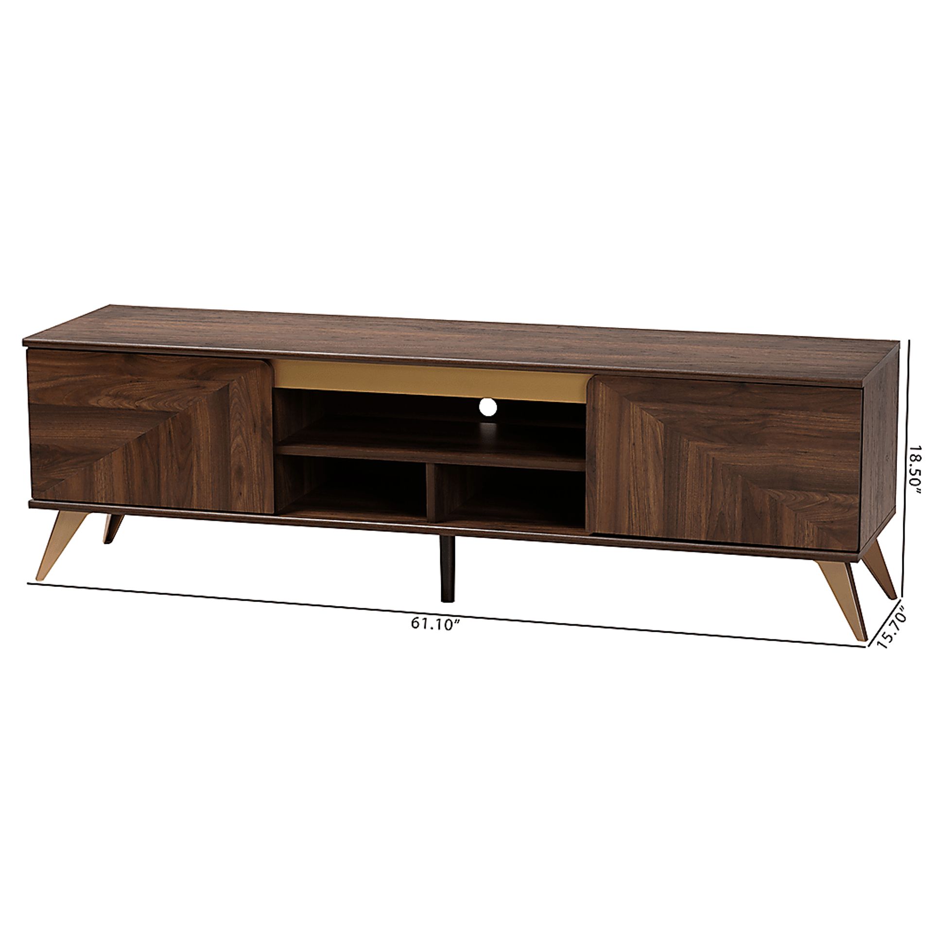 Riedesel Brown 61.5 in. Console - Image 10