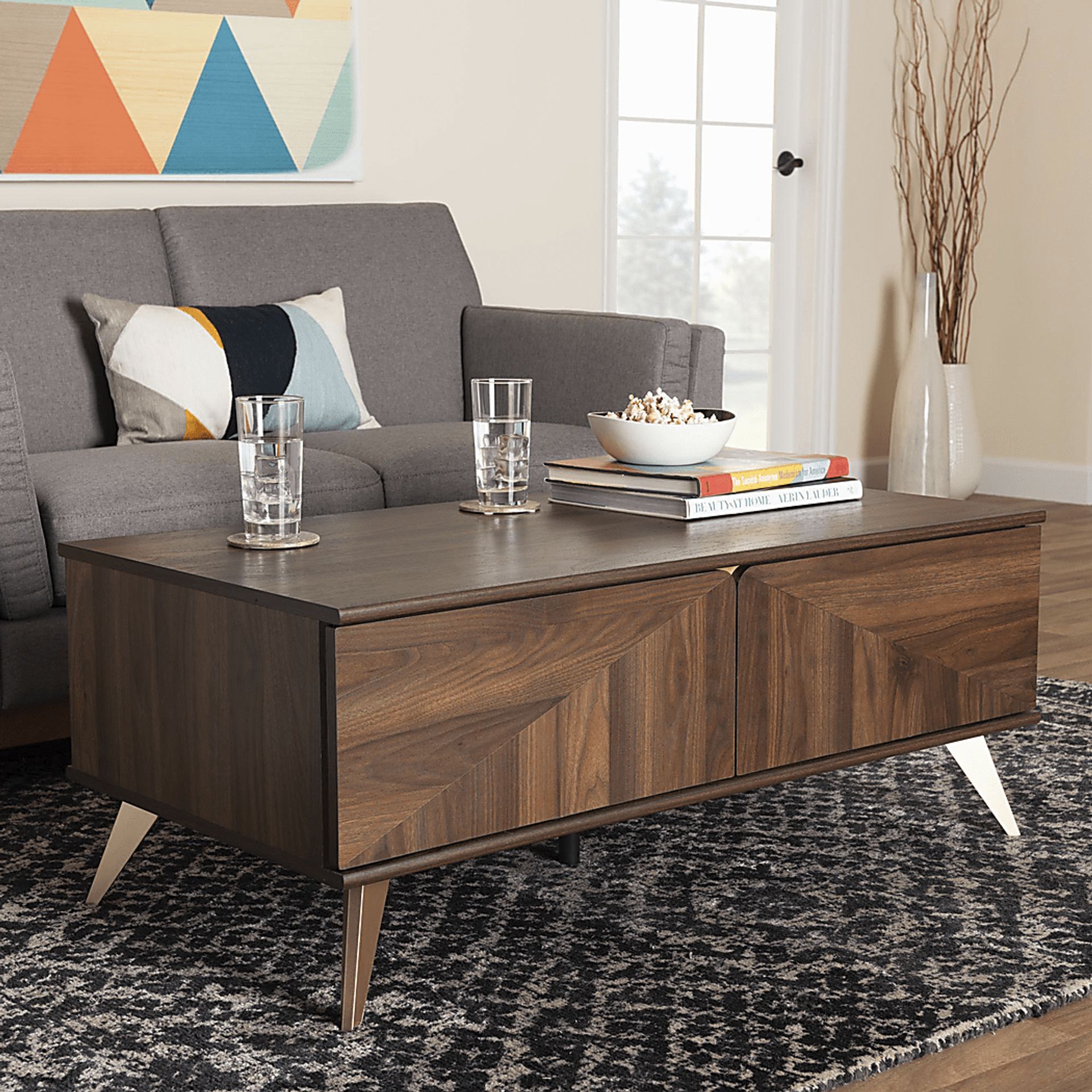 Riedesel Brown Cocktail Table - Image 2