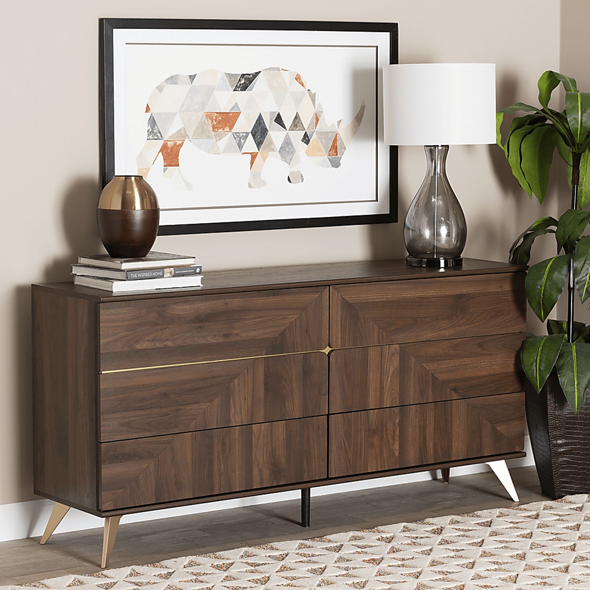 Riedesel Brown Dresser - Image 2