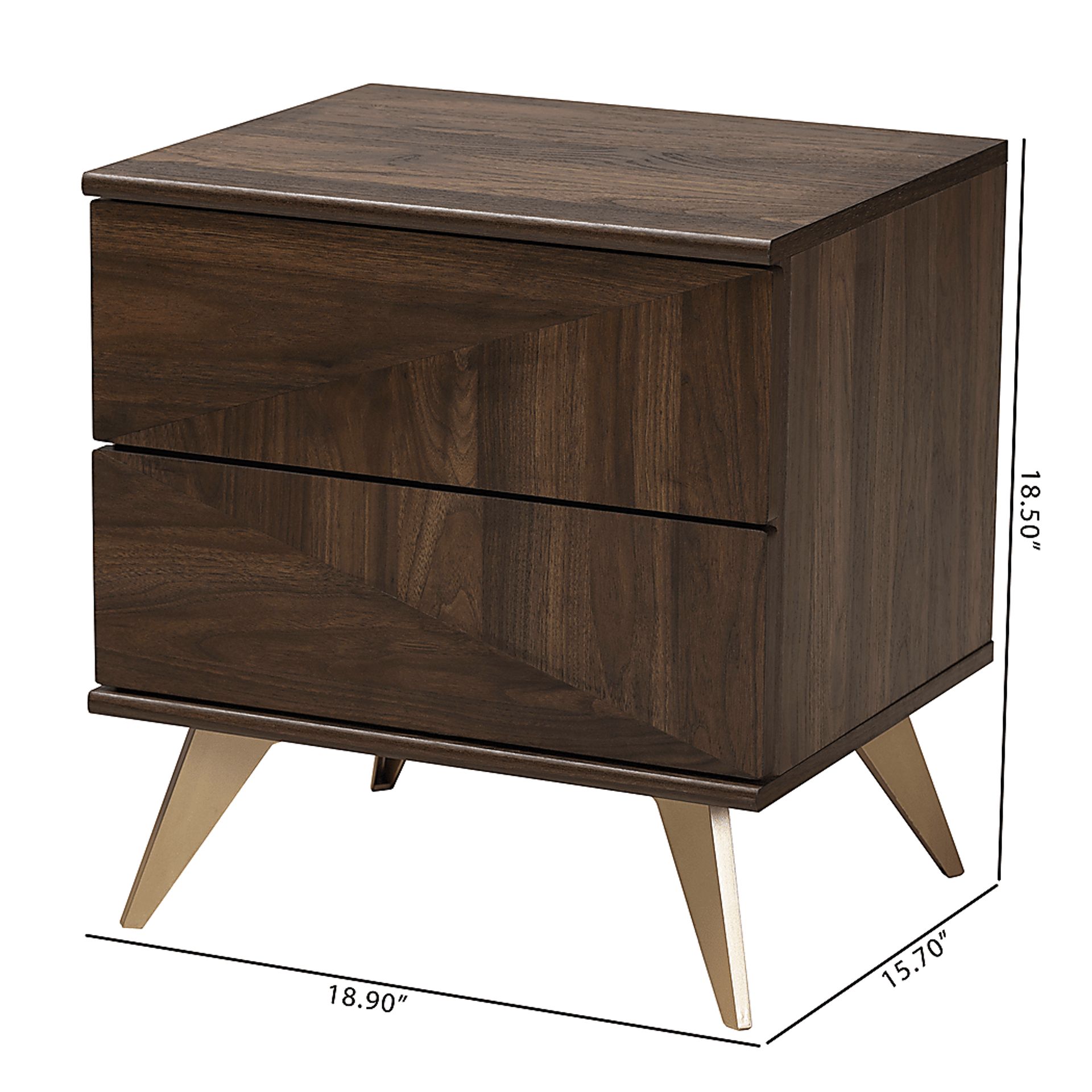 Riedesel Brown Nightstand - Image 10