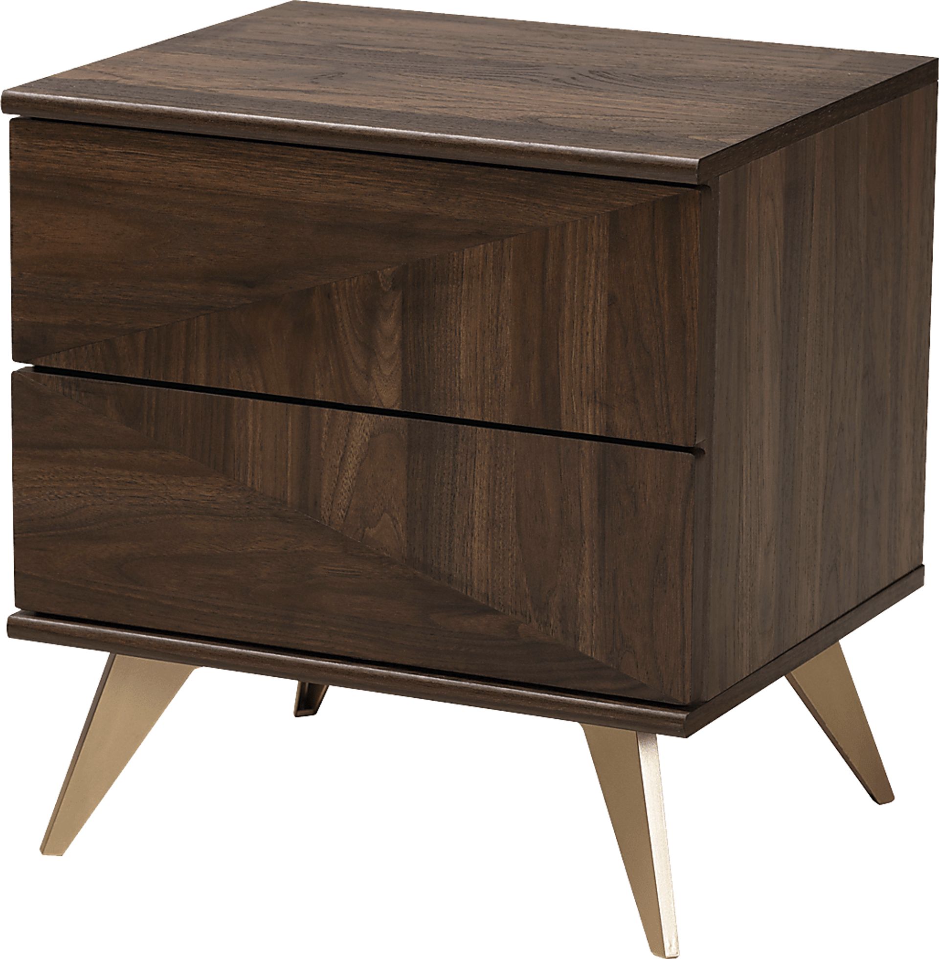 Riedesel Brown Nightstand - Image 1