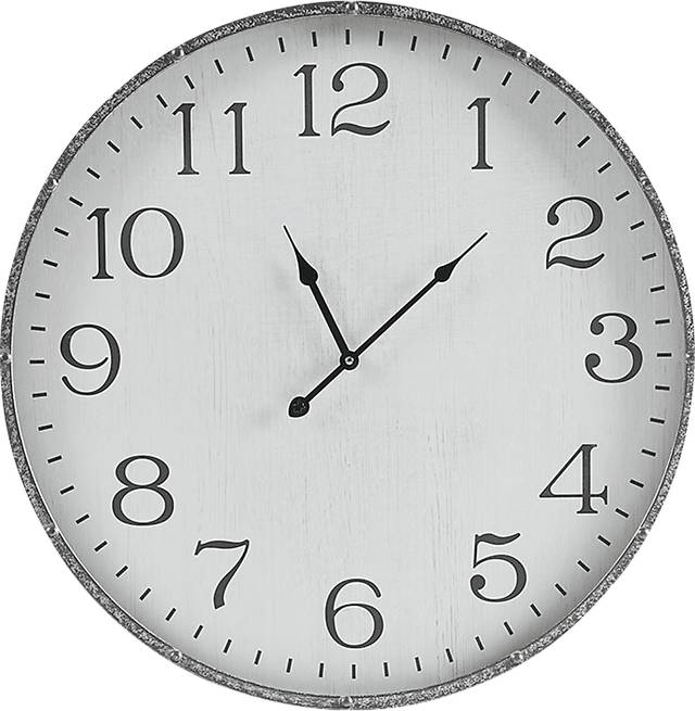 Riela Silver Clock - Thumbnail - Image 1